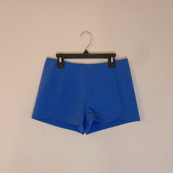 Periwinkle Scallop Hot Shorts - Picture 1 of 4